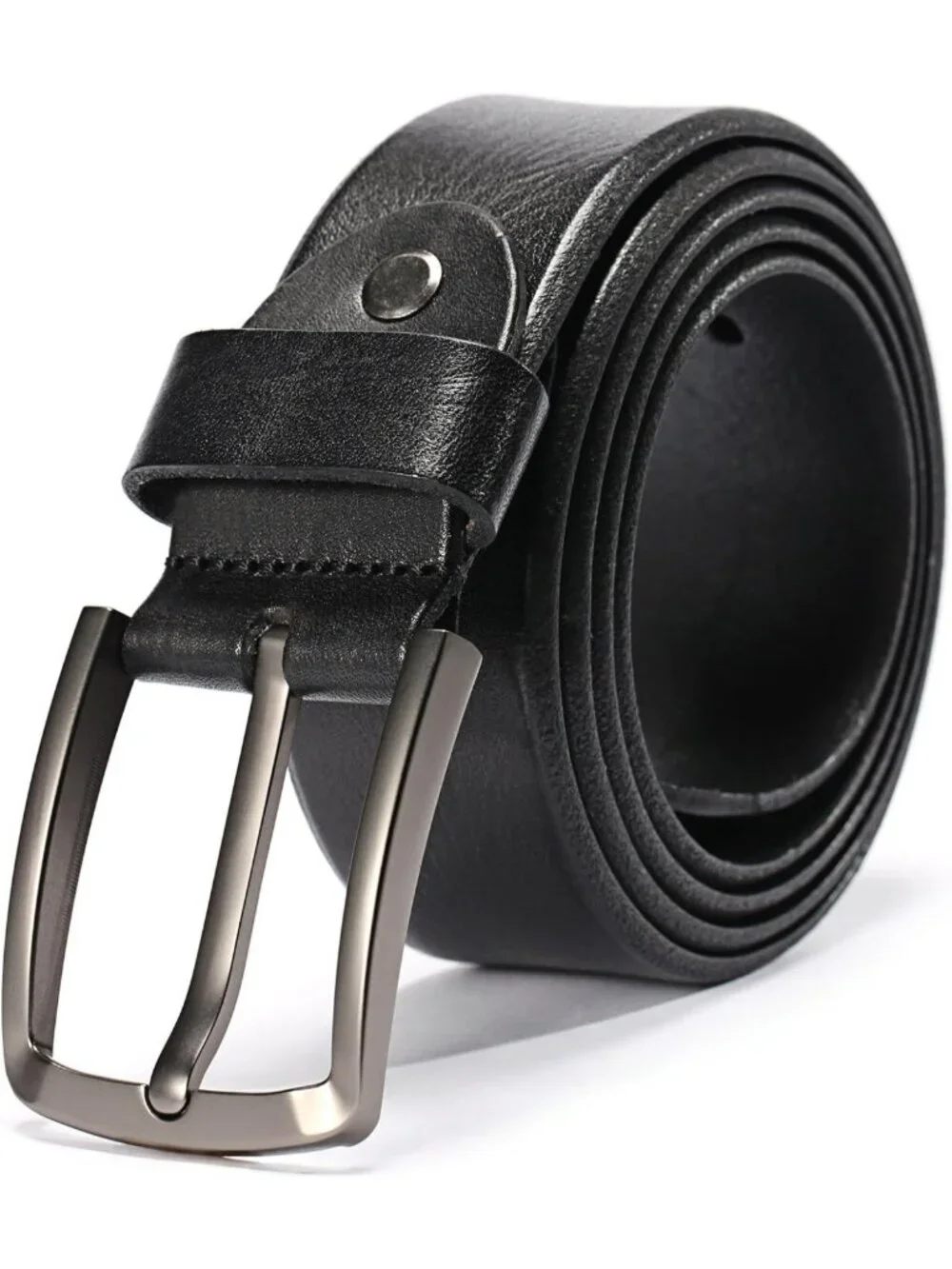 Stylish 100% Italian Leather Belt for Men | Full Grain, Anti-Scratch Buckle
